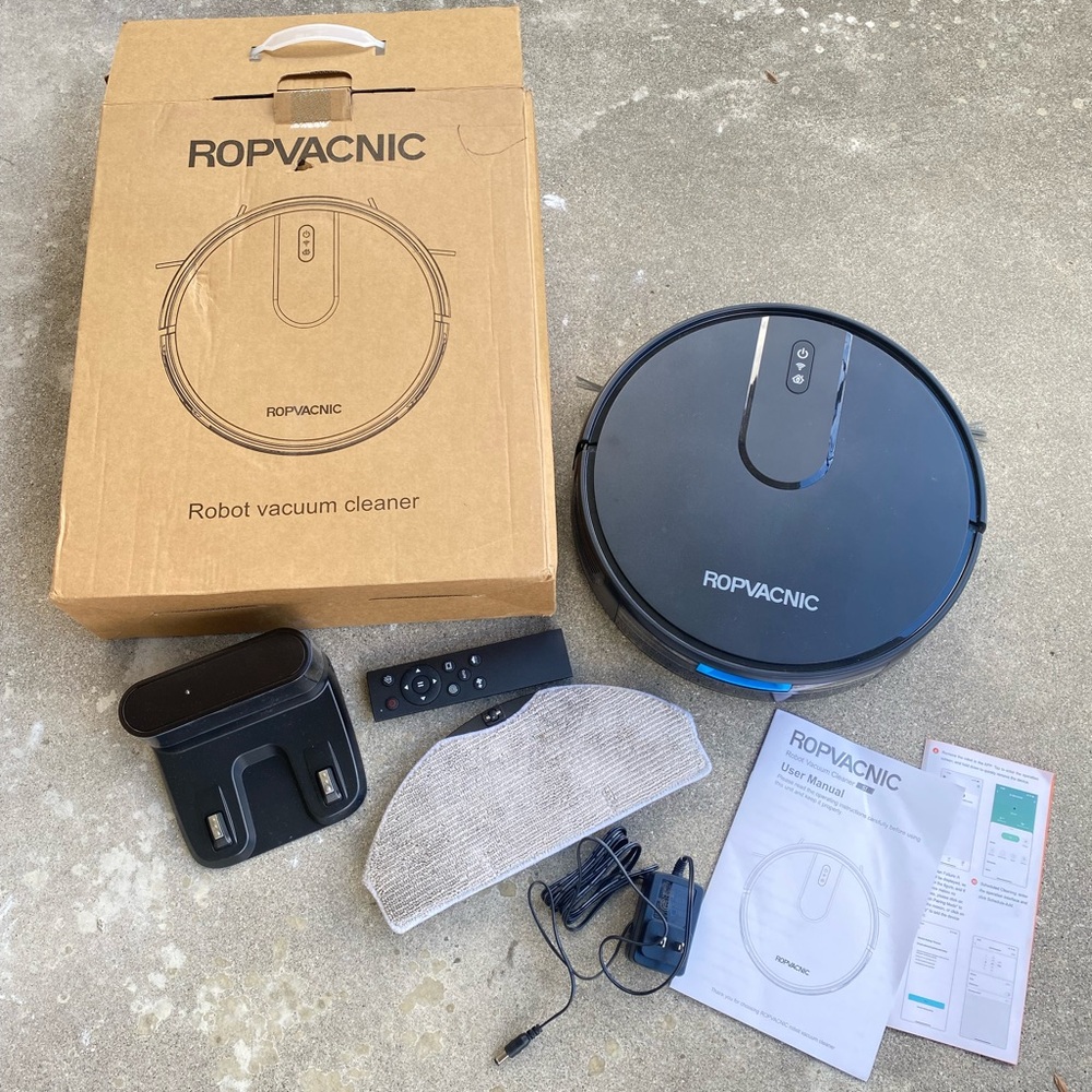 ROPVACNIC S1 2 in 1 Robot Vacuum & Mop Combo 4000Pa Suction Self Charging